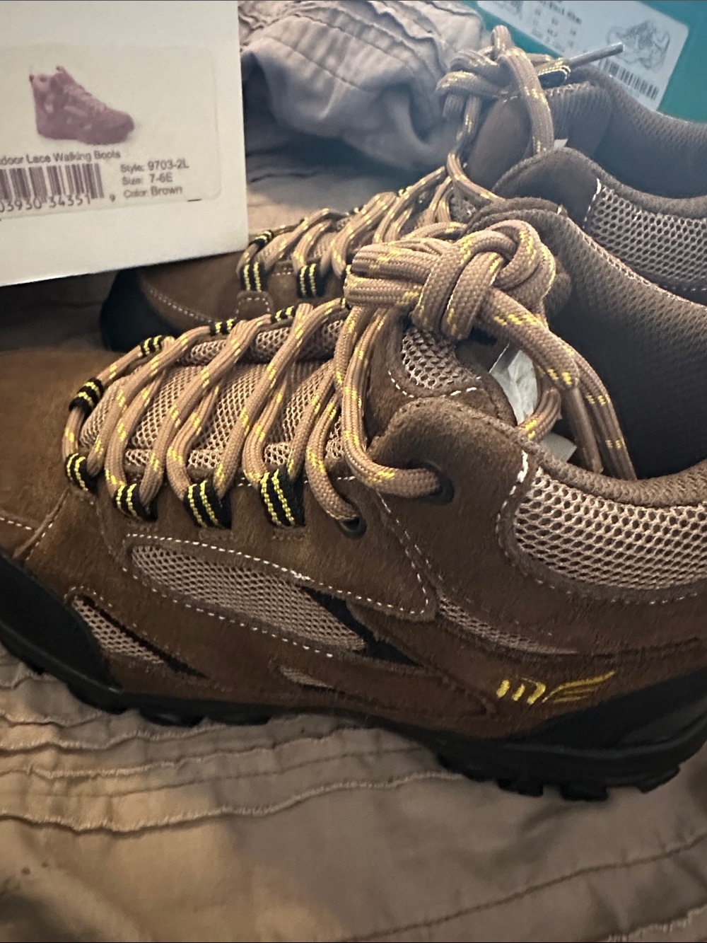 Men's Brown  Lace-Up walking Boots
